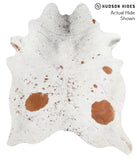 Salt and Pepper Brown Cowhide Rug #39603
