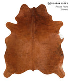 Solid Brown Cowhide Rug #39608