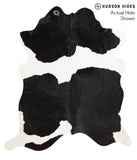 Black and White Cowhide Rug #39631