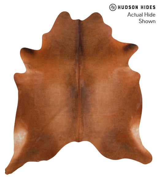 Solid Brown Cowhide Rug #39660