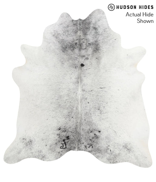 Salt and Pepper Black Cowhide Rug #39743