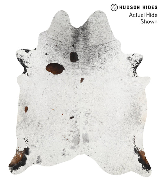 Salt and Pepper Brown Cowhide Rug #39796