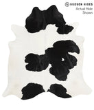 Black and White Cowhide Rug #39912