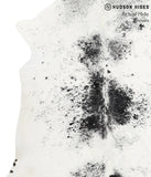 Salt and Pepper Black Cowhide Rug #39923