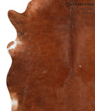 Solid Brown Cowhide Rug #40151