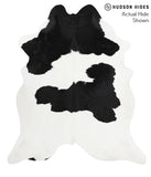 Black and White Cowhide Rug #40186