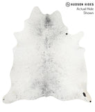 Salt and Pepper Black Cowhide Rug #40432