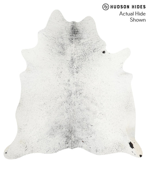 Salt and Pepper Black Cowhide Rug #40432