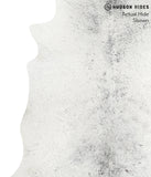 Salt and Pepper Black Cowhide Rug #40432