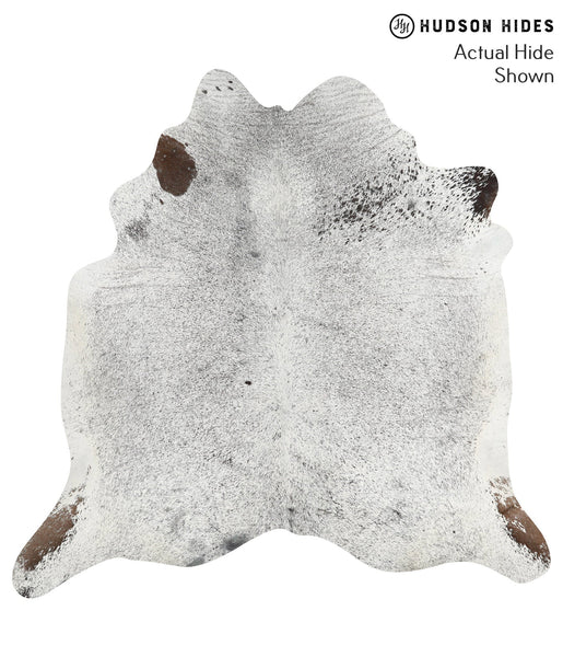 Salt and Pepper Black Cowhide Rug #40545