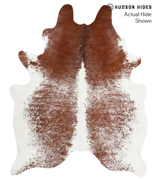 Salt and Pepper Brown Cowhide Rug #40553
