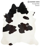 Black and White Cowhide Rug #40587