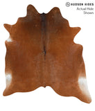 Solid Brown Cowhide Rug #40604