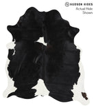 Black and White Cowhide Rug #40758