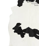 Black and White Cowhide Rug #40814