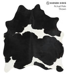 Black and White Cowhide Rug #40827