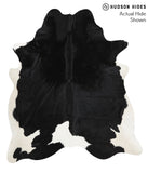Black and White Cowhide Rug #40832