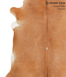 Solid Brown Cowhide Rug #40857