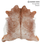 Salt and Pepper Brown Cowhide Rug #40867