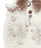 Salt and Pepper Brown Cowhide Rug #40890