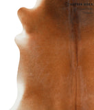 Brown with Red Cowhide Rug #40997