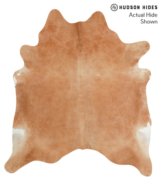 Solid Brown Cowhide Rug #41008