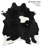 Black and White Cowhide Rug #41025