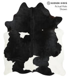 Black and White Cowhide Rug #41155