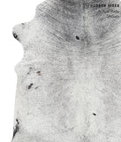 Salt and Pepper Black Cowhide Rug #41419