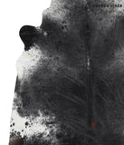 Salt and Pepper Black Cowhide Rug #41644