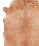 Solid Brown Cowhide Rug #41714