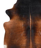 Brown with Red Cowhide Rug #41746