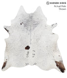 Salt and Pepper Black Cowhide Rug #41840