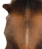 Brown with Red Cowhide Rug #41847