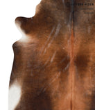 Brown with Red Cowhide Rug #41854