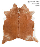 Brown and White Regular Cowhide Rug #42058