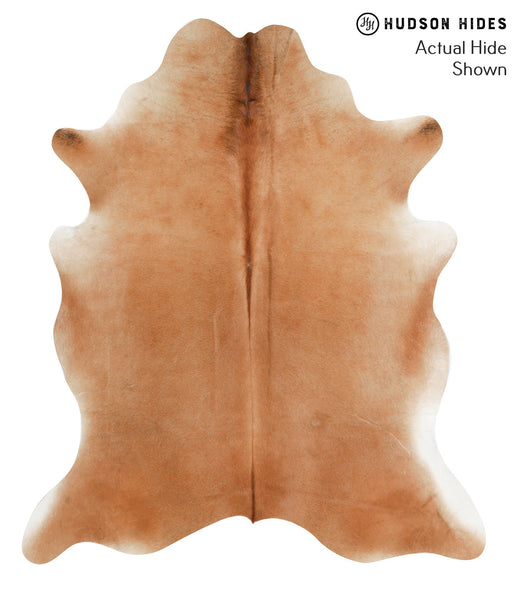 Solid Brown Cowhide Rug #42100