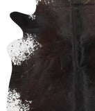 Salt and Pepper Black Cowhide Rug #42285