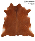 Solid Brown Cowhide Rug #42342