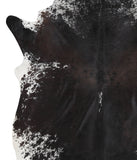 Salt and Pepper Black Cowhide Rug #42673