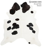 Black and White Cowhide Rug #42726