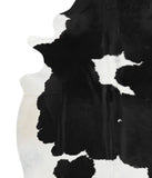 Black and White Cowhide Rug #48294