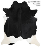 Black and White Cowhide Rug #48328