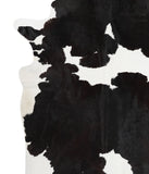 Black and White Cowhide Rug #48576