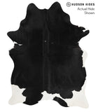 Black and White Cowhide Rug #48585