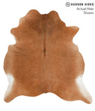 Solid Brown Cowhide Rug #48600