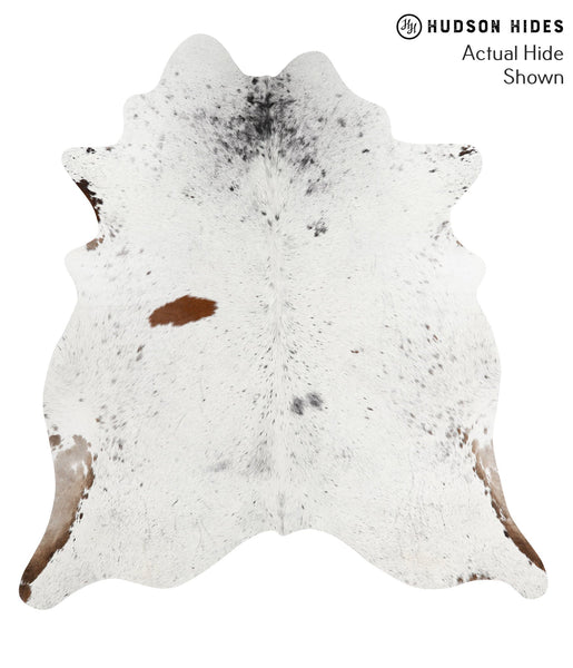 Salt and Pepper Black Cowhide Rug #48616