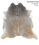 Grey with Beige Cowhide Rug #48694
