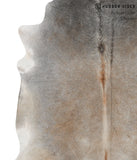 Grey with Beige Cowhide Rug #48694