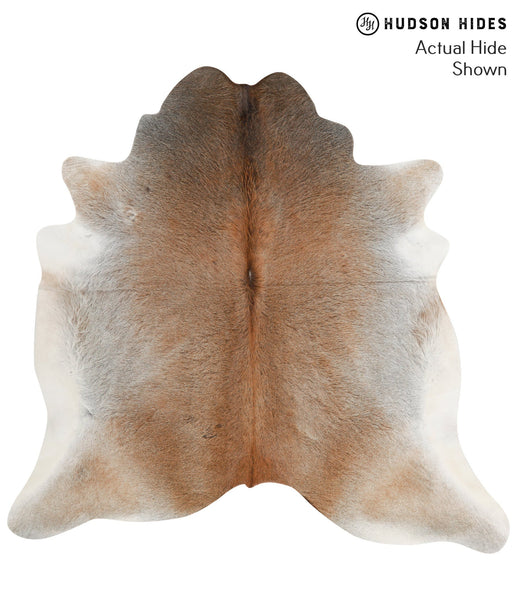Grey with Beige Cowhide Rug #48699